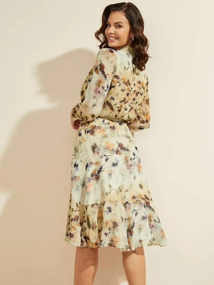 Dresses Women Marciano Floral Blush Midi Dress Floral Blush Print Dresses Women Marciano Floral Blush Midi Dress Floral Blush Print