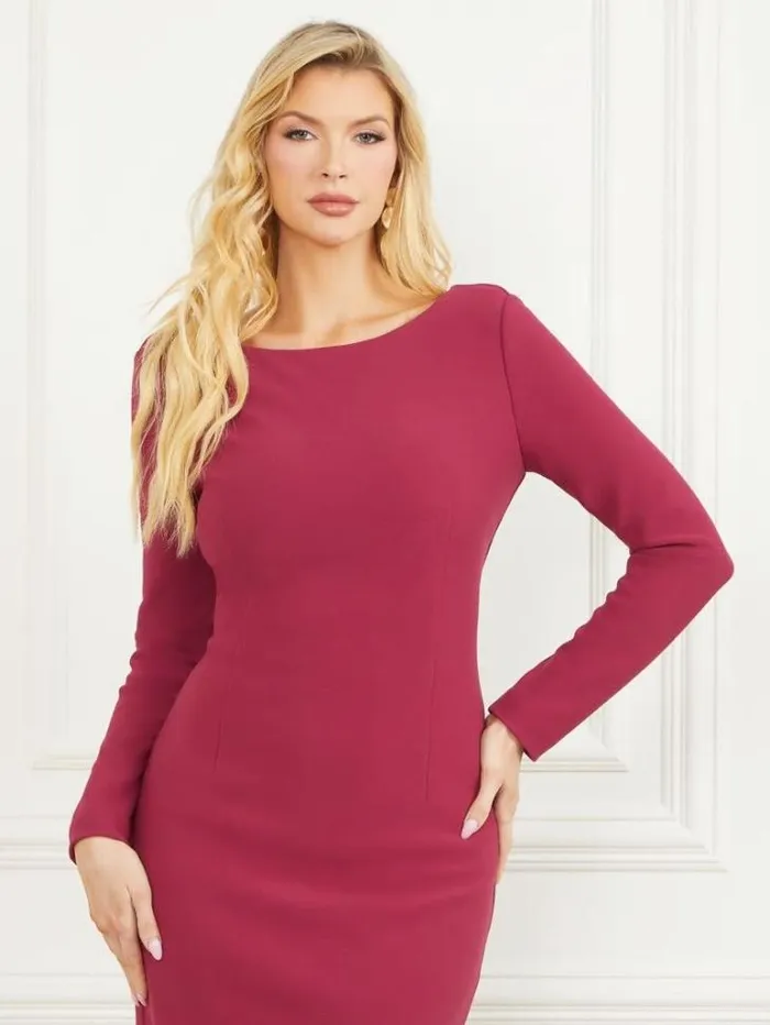 Dresses Women Marciano Mimi Pencil Dress Purple Petal Dresses Women Marciano Mimi Pencil Dress Purple Petal