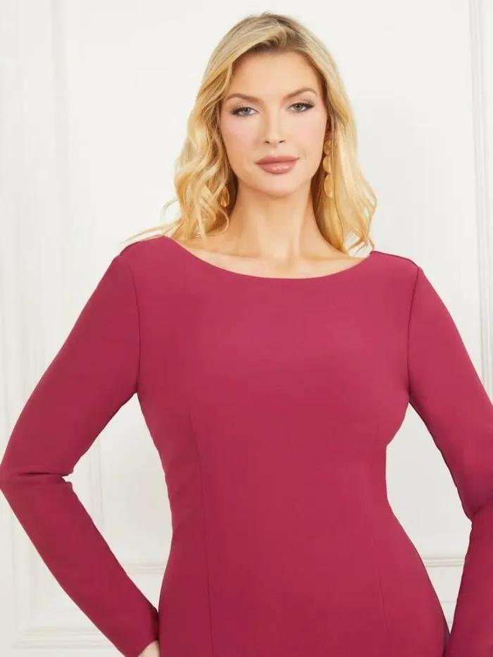 Dresses Women Marciano Mimi Pencil Dress Purple Petal Dresses Women Marciano Mimi Pencil Dress Purple Petal