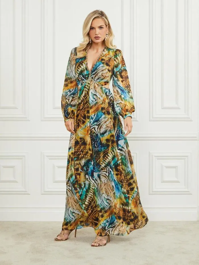 Dresses Women Marciano Ursula Gown Eutopia Print Dresses Women Marciano Ursula Gown Eutopia Print