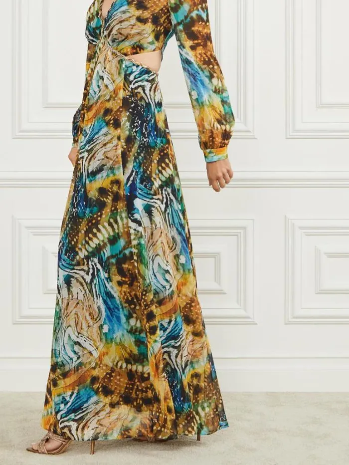 Dresses Women Marciano Ursula Gown Eutopia Print Dresses Women Marciano Ursula Gown Eutopia Print