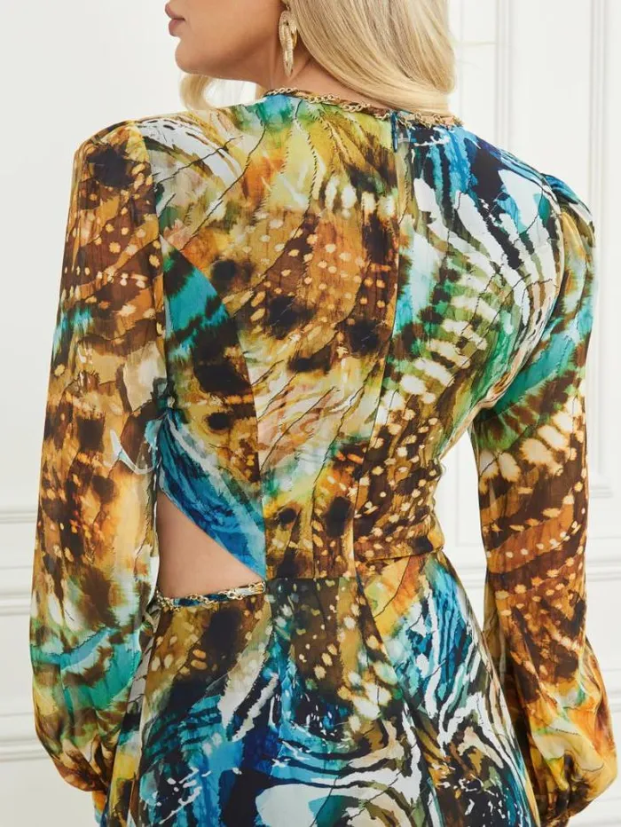 Dresses Women Marciano Ursula Gown Eutopia Print Dresses Women Marciano Ursula Gown Eutopia Print