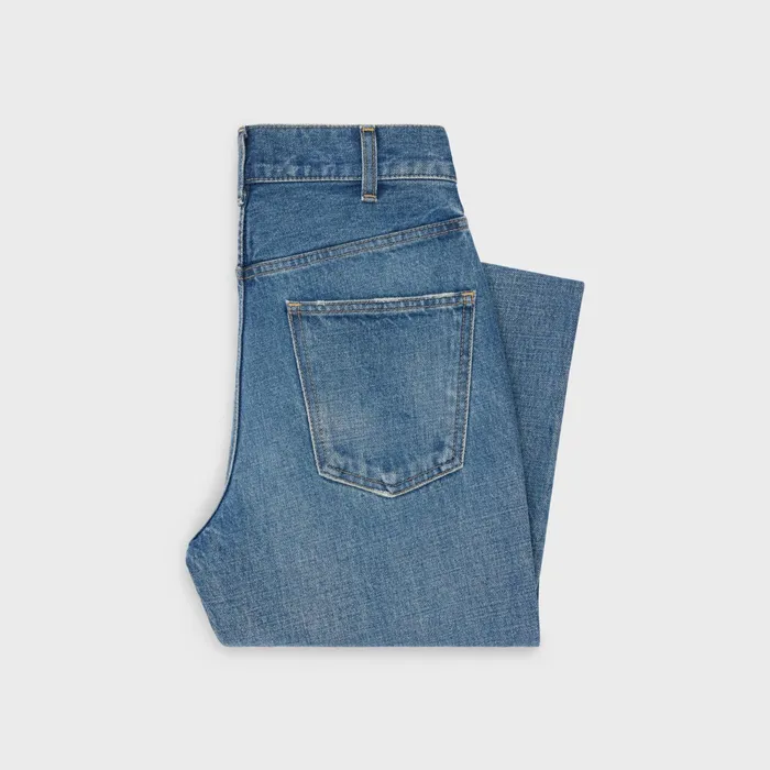 Dylan Flared Jeans With Signature In Union Wash Denim Union Wash Women CELINE PANTS AND SHORTS