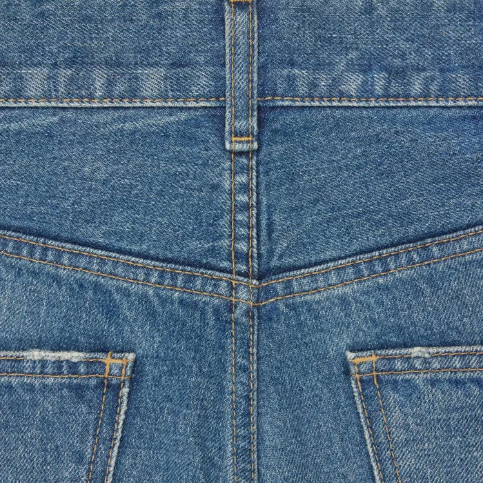Dylan Flared Jeans With Signature In Union Wash Denim Union Wash Women CELINE PANTS AND SHORTS