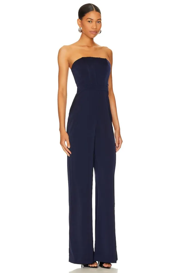 Dyland Jumpsuit Navy Blue Women Lovers and Friends Jumpsuits