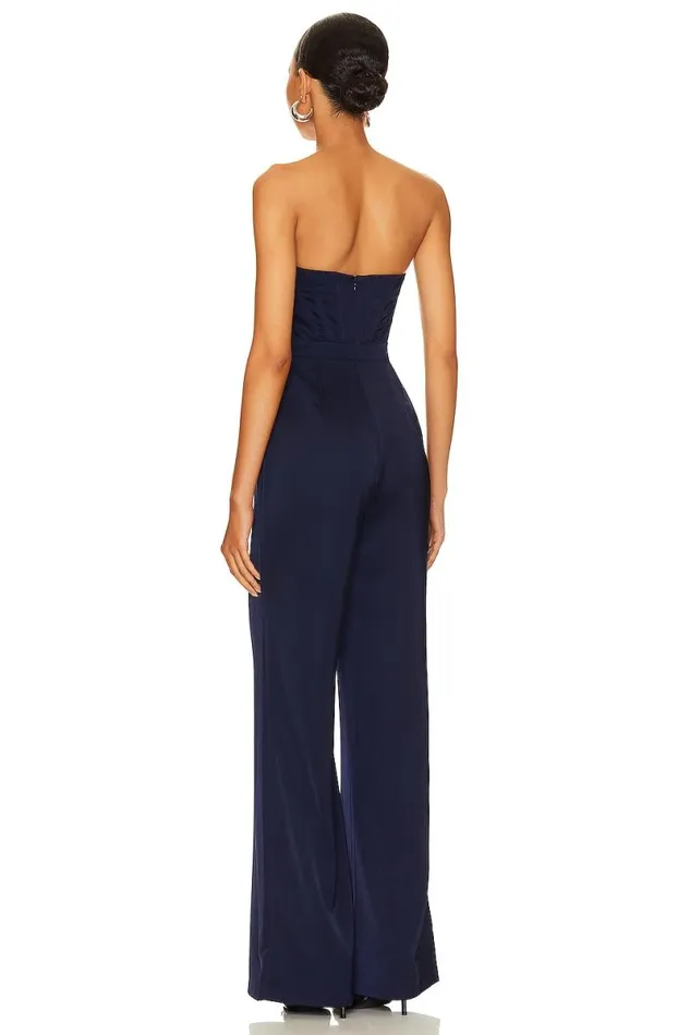 Dyland Jumpsuit Navy Blue Women Lovers and Friends Jumpsuits