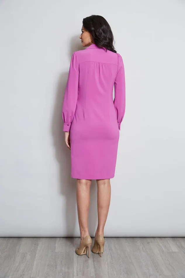 Elie Tahari Dresses and Jumpsuits Mock Wrap Tie Dress Peony 8211 Women