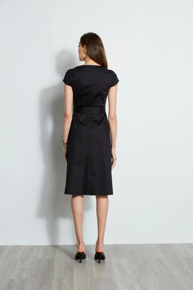 Elie Tahari Dresses and Jumpsuits Poplin Corset Dress Black 8211 Women