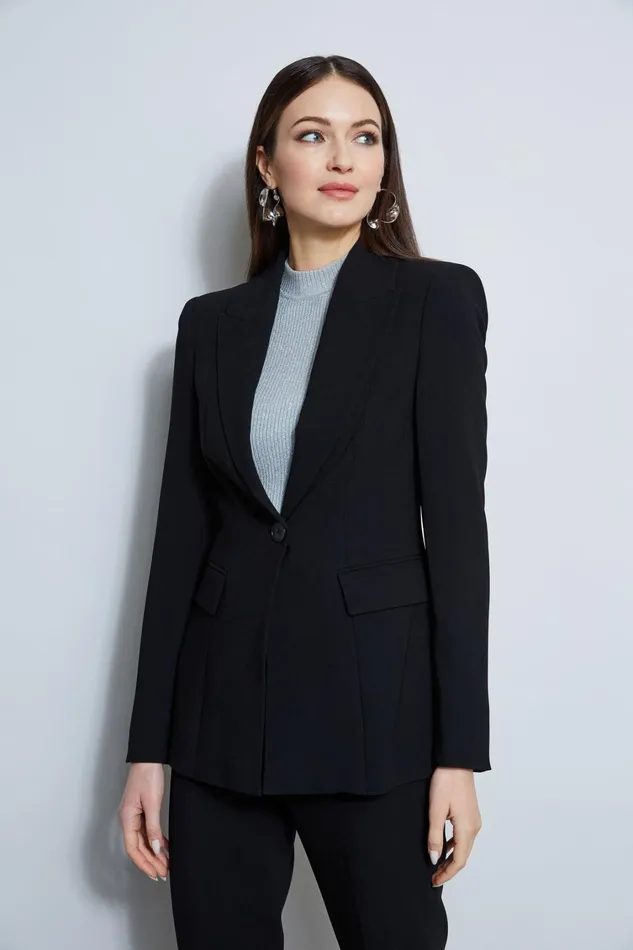 Elie Tahari Jackets and Blazers Single Button Blazer Black 8211 Women