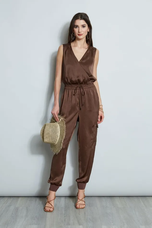 Elie Tahari Maxi Dresses Satin Jumpsuit Sumatra 8211 Women