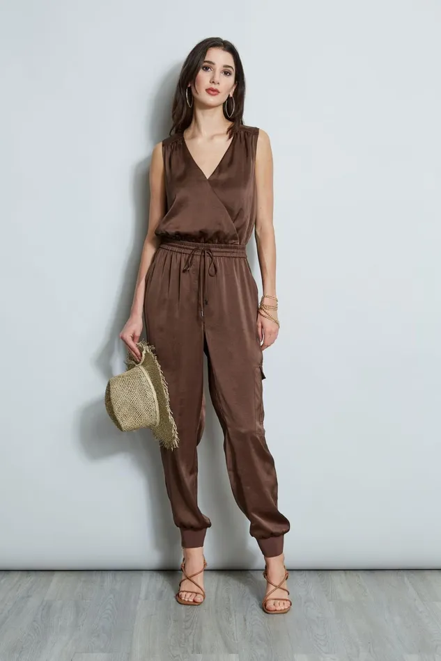 Elie Tahari Maxi Dresses Satin Jumpsuit Sumatra 8211 Women