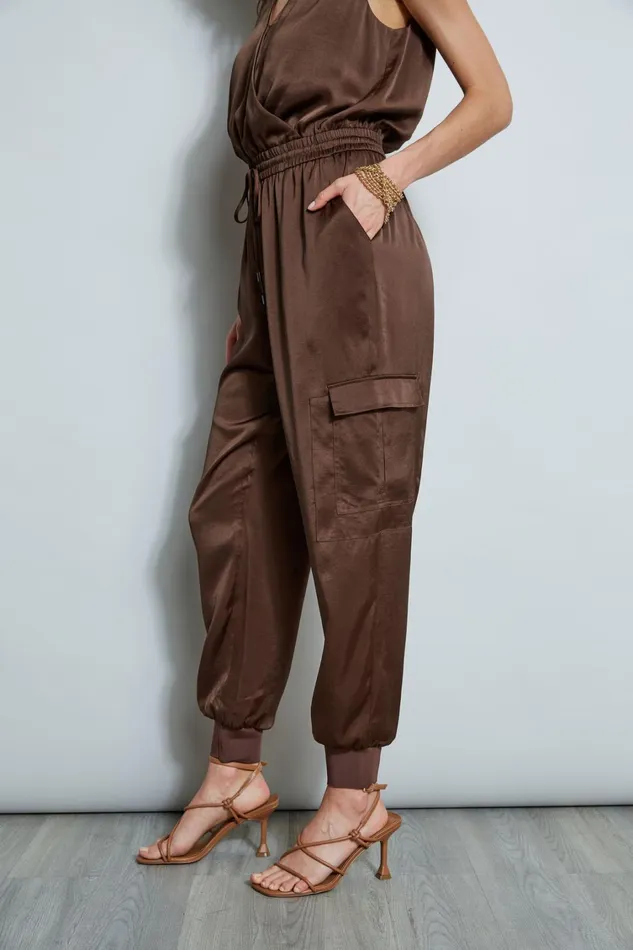 Elie Tahari Maxi Dresses Satin Jumpsuit Sumatra 8211 Women