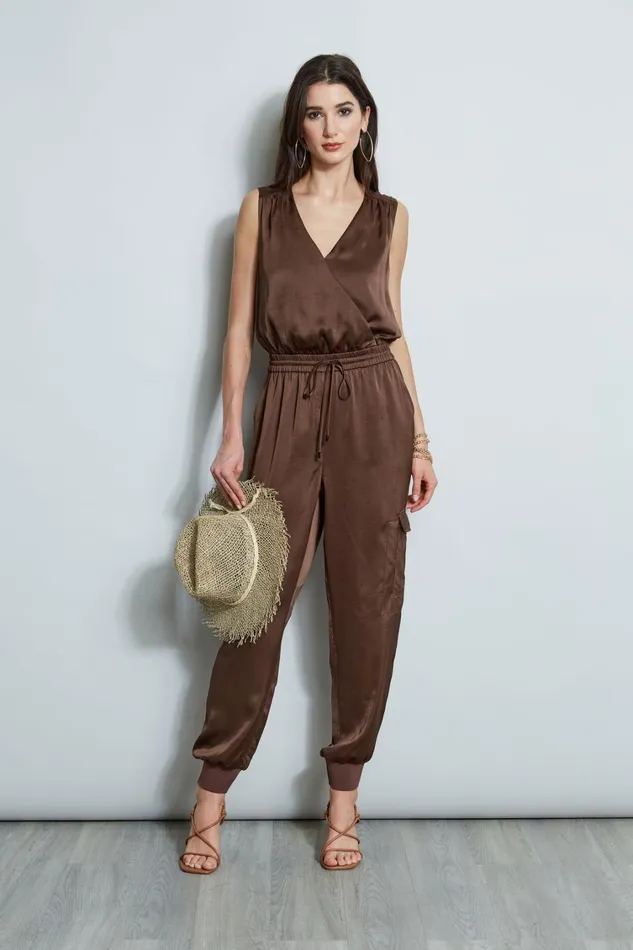 Elie Tahari Maxi Dresses Satin Jumpsuit Sumatra 8211 Women