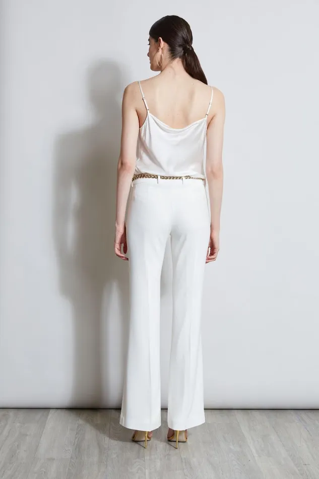Elie Tahari Pants Fit and Flare Pant Foam 8211 Women