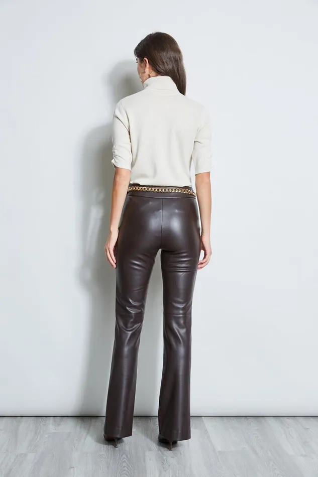 Elie Tahari Pants Vegan Leather Pant Espresso 8211 Women