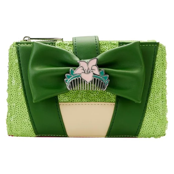 Exclusive 8211 Mulan Sequin Flap Wallet Unisex Loungefly Bags and Wallets