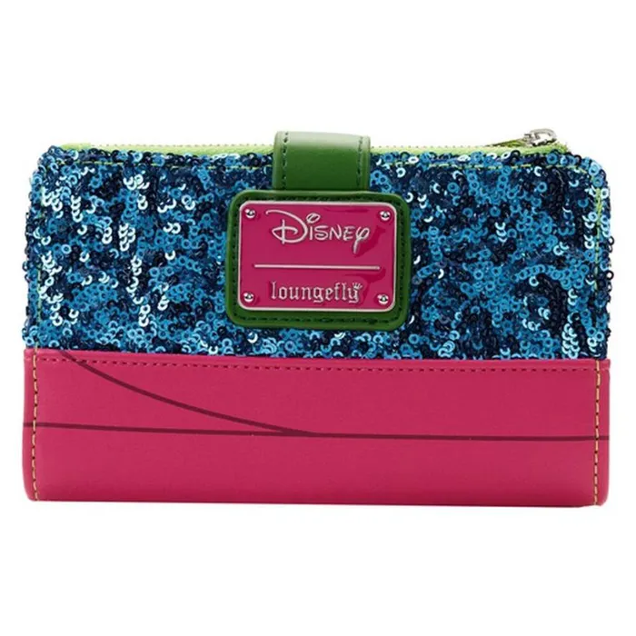Exclusive 8211 Mulan Sequin Flap Wallet Unisex Loungefly Bags and Wallets
