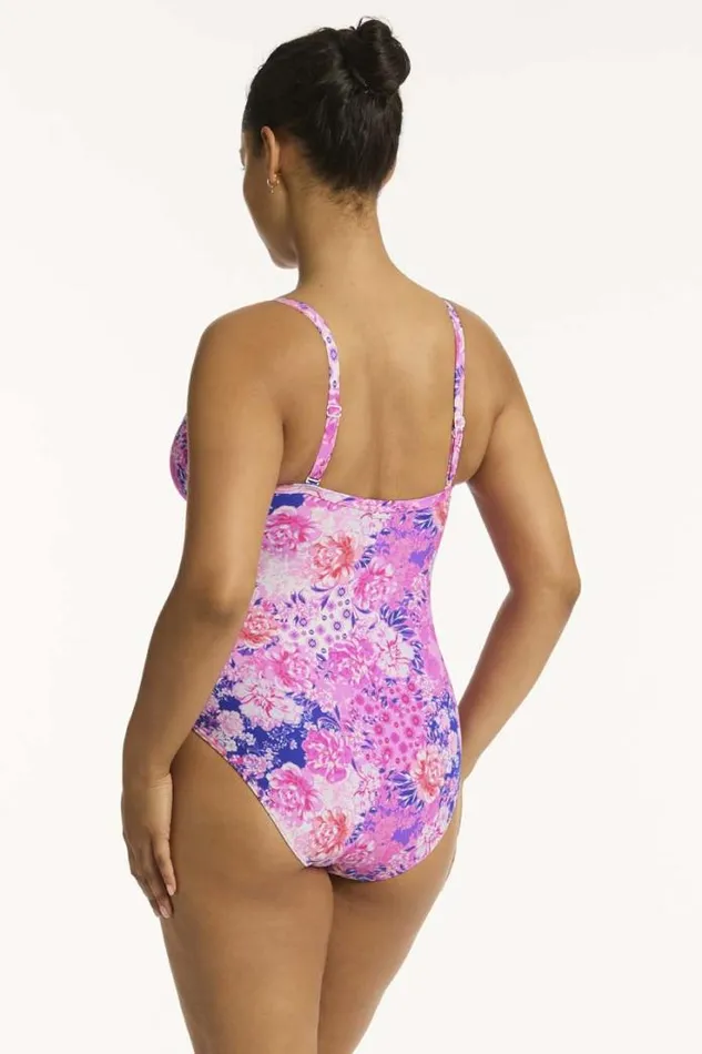 Fiesta Tie Front DDE One Piece Fiesta Women Sea Level One Pieces