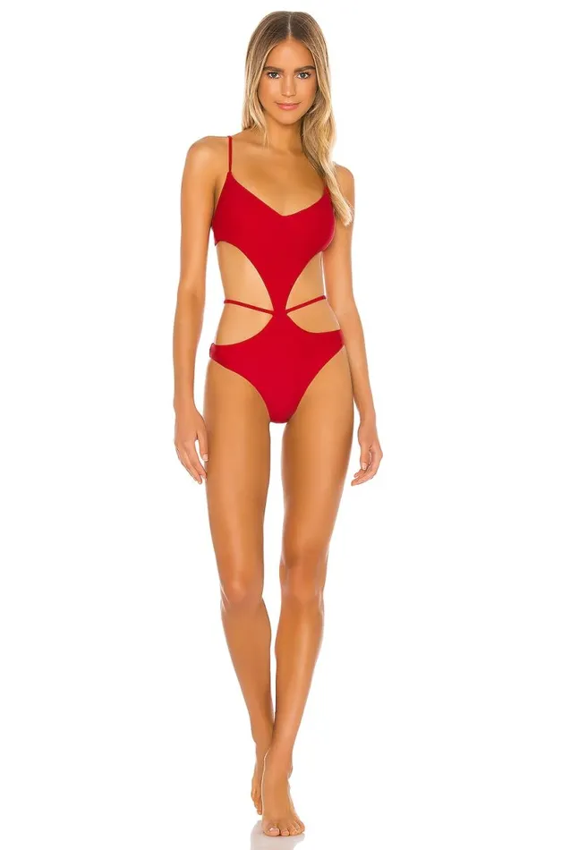 Fortune One Piece Chili Pepper Women Lovers and Friends Swimsuits and CoverUps Fortune One Piece Chili Pepper Women Lovers and Friends Swimsuits and CoverUps