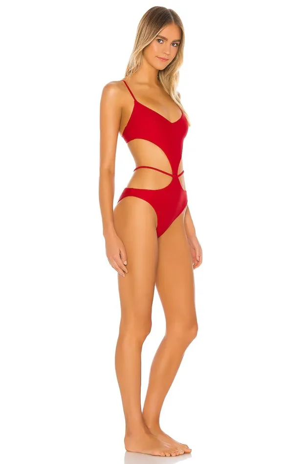 Fortune One Piece Chili Pepper Women Lovers and Friends Swimsuits and CoverUps