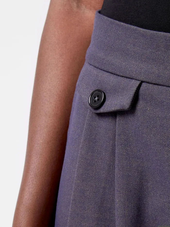 French Connection Carmine Flannel Trousers Charcoal Woman Trousers