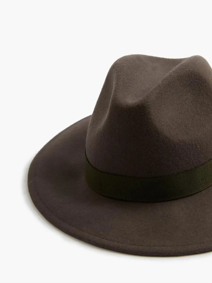 French Connection Felt Trilby Hat Grey Woman Hats