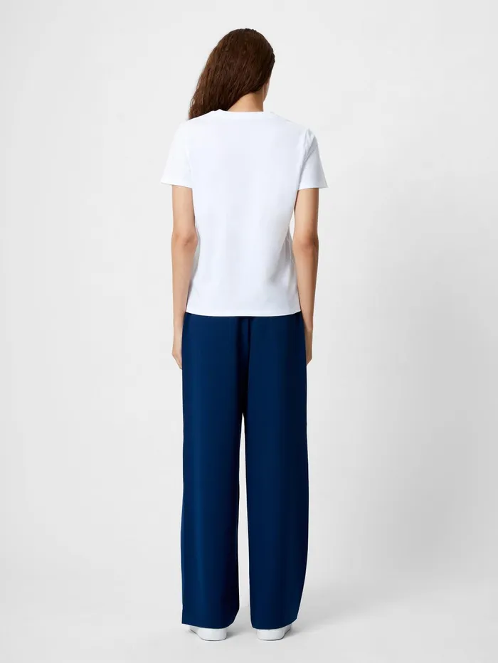 French Connection Lemon Embroidered TShirt White Woman Tops