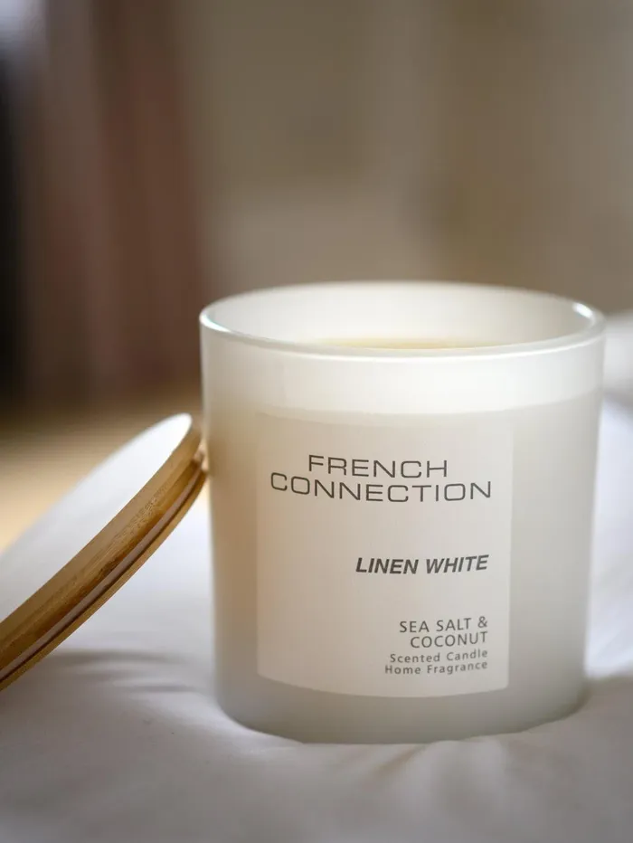 French Connection Linen White Serenity Natural Home Home Accessories