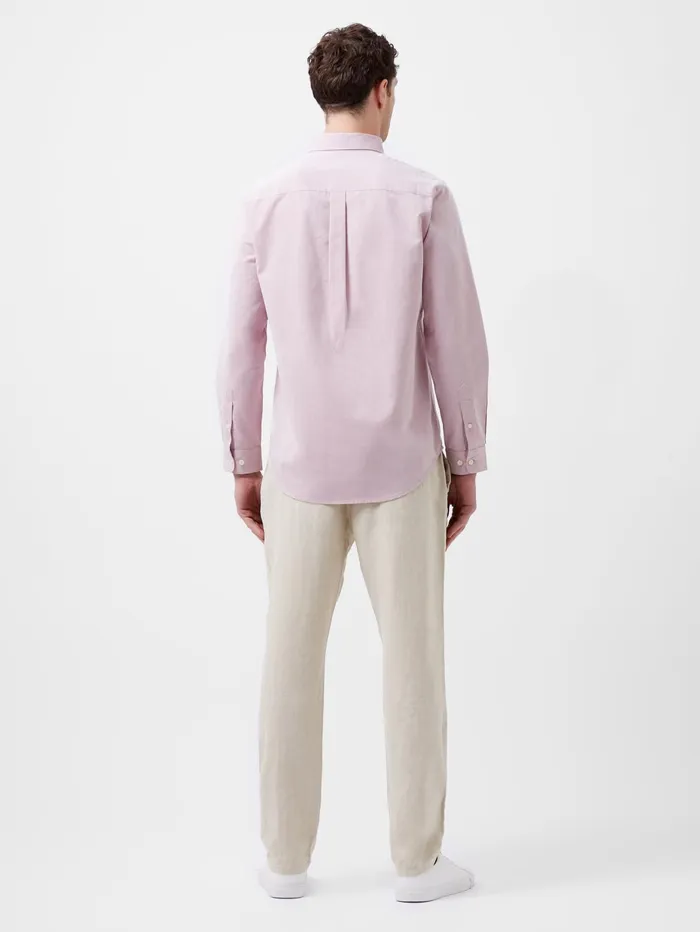 French Connection Regular Fit Button Down Oxford Shirt Pink Man Shirts