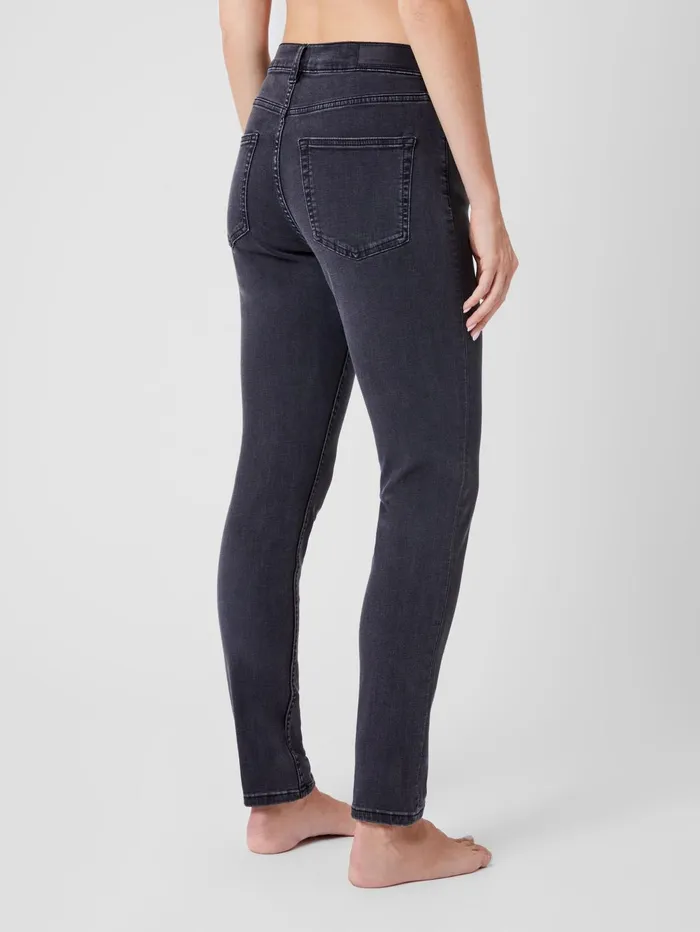 French Connection Soft Stretch Denim High Rise Skinny Jeans 30 Inch Charcoal Woman Trousers
