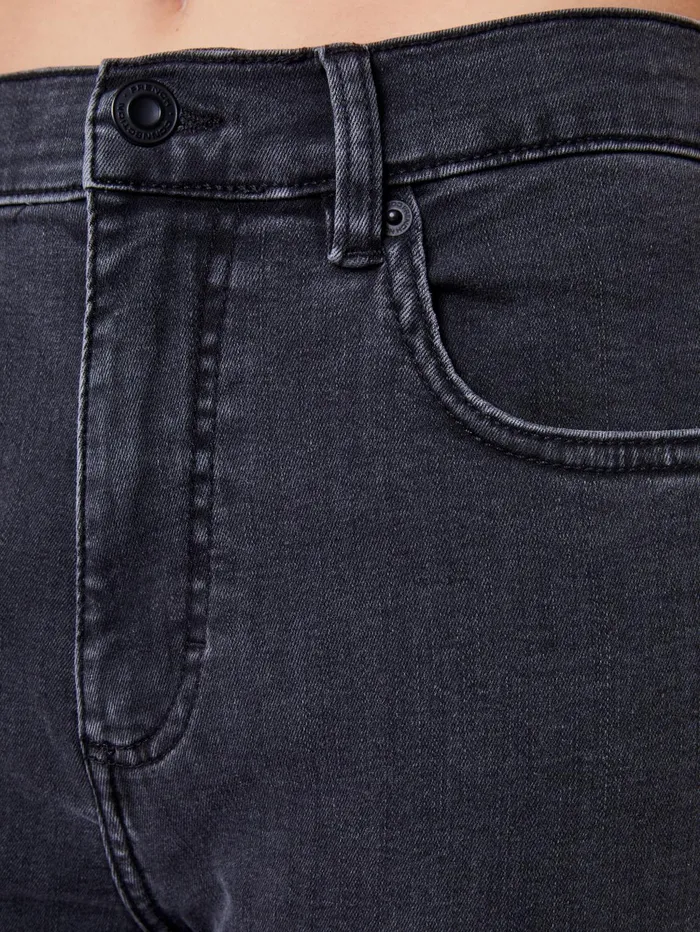 French Connection Soft Stretch Denim High Rise Skinny Jeans 30 Inch Charcoal Woman Trousers