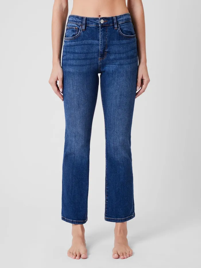 French Connection Stretch Denim Bootcut Ankle Length Jeans 30 Inch Vintage Mid Wash Woman Trousers French Connection Stretch Denim Bootcut Ankle Length Jeans 30 Inch Vintage Mid Wash Woman Trousers