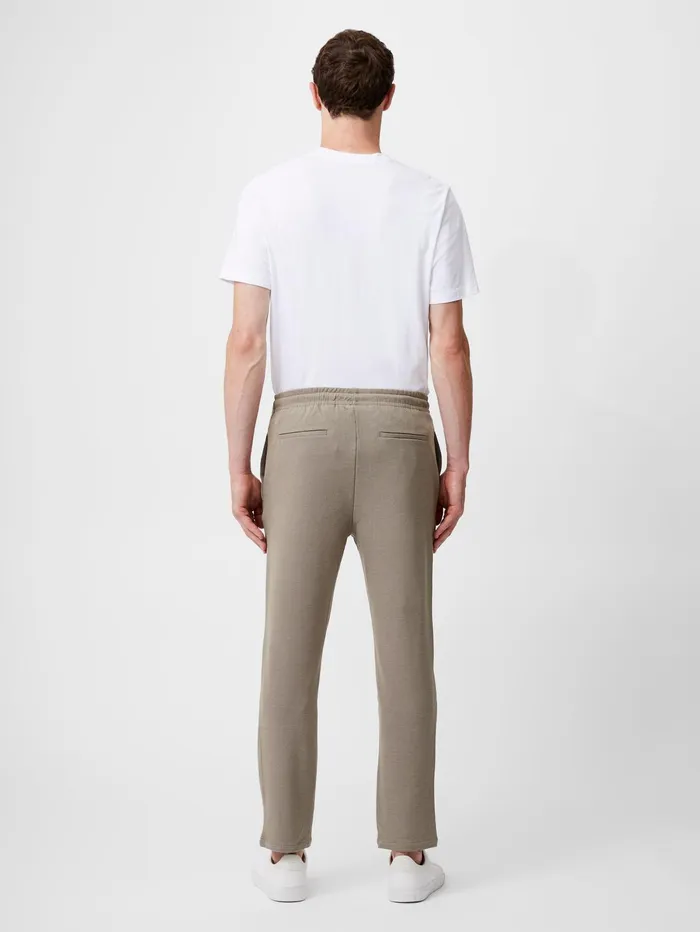 French Connection Twill Tie Waistband Joggers Sand Man Trousers