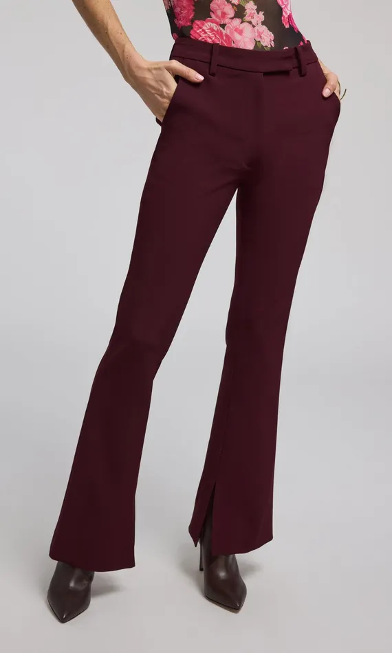 Generation Love Clothing Cady Crepe Pants Malbec Women Pants
