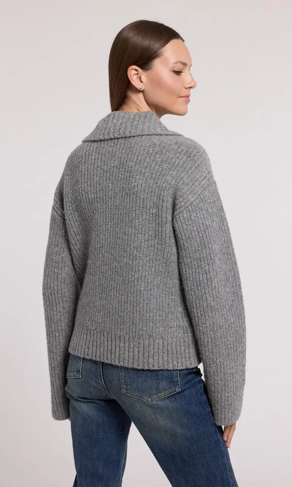 Generation Love Clothing Gayle Sweater Heather Grey Women Sweaters and Sweatshirts