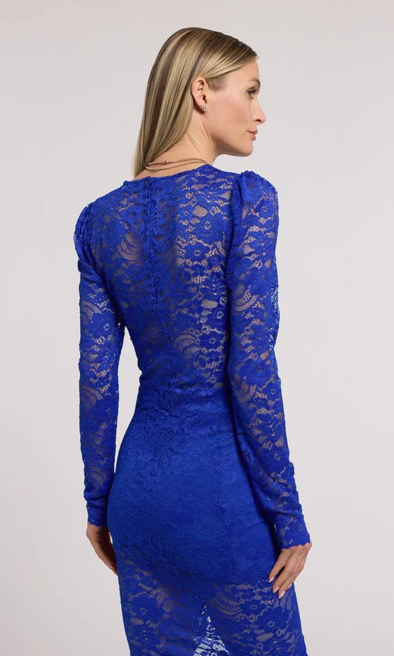 Generation Love Clothing Safia Lace Top Ultramarine Women Tops