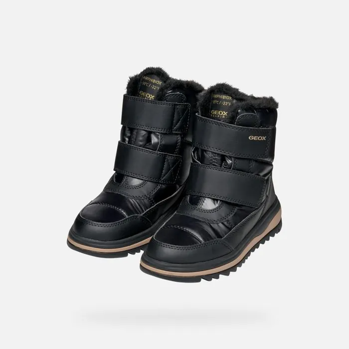 Geox Ankle Boots ADELHIDE ABX GIRL Black Mid Calf Boots Black 8211 Kids
