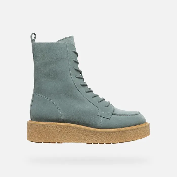 Geox Ankle Boots ELIDEA WOMAN Sage Combat Boots Sage 8211 Woman