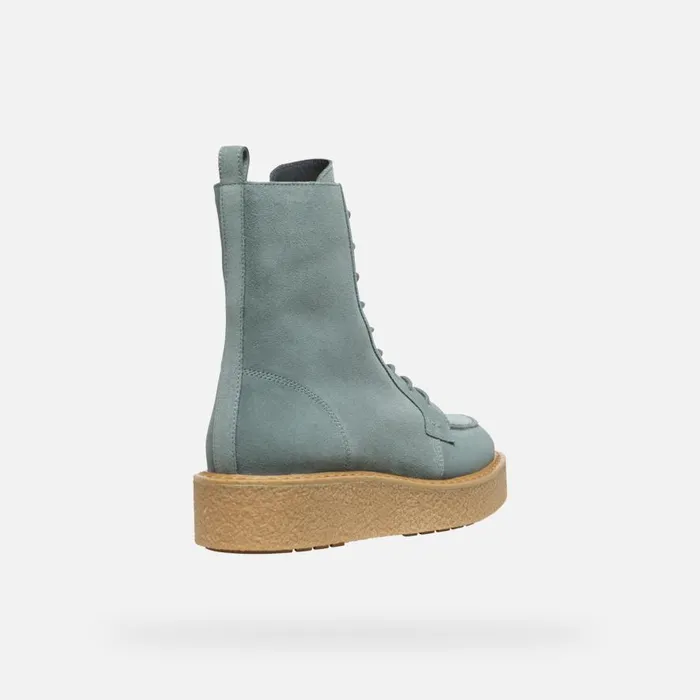 Geox Ankle Boots ELIDEA WOMAN Sage Combat Boots Sage 8211 Woman