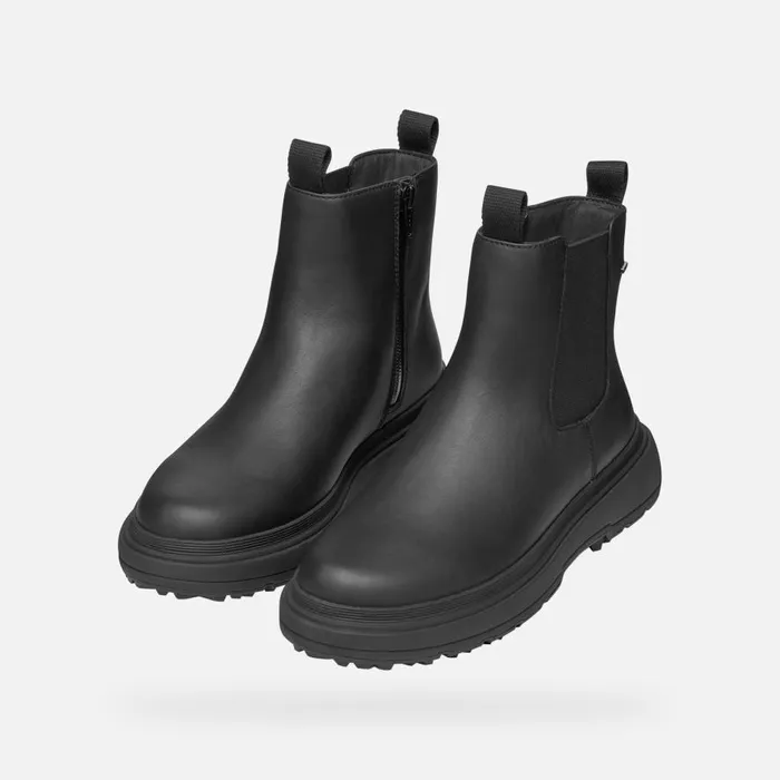 Geox Ankle Boots LAMIDIE GRIP ABX WOMAN Black Waterproof Ankle Boots Black 8211 Woman