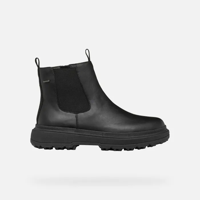Geox Ankle Boots LAMIDIE GRIP ABX WOMAN Black Waterproof Ankle Boots Black 8211 Woman