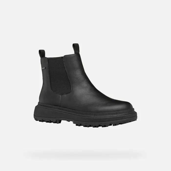 Geox Ankle Boots LAMIDIE GRIP ABX WOMAN Black Waterproof Ankle Boots Black 8211 Woman