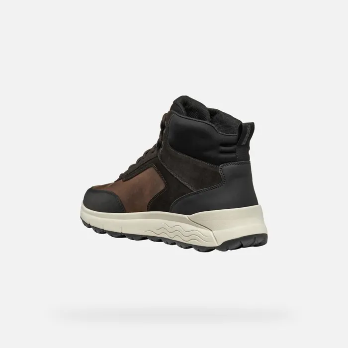 Geox Ankle Boots SPHERICA 4X4 ABX MAN Coffee Waterproof Boots Coffee 8211 Man