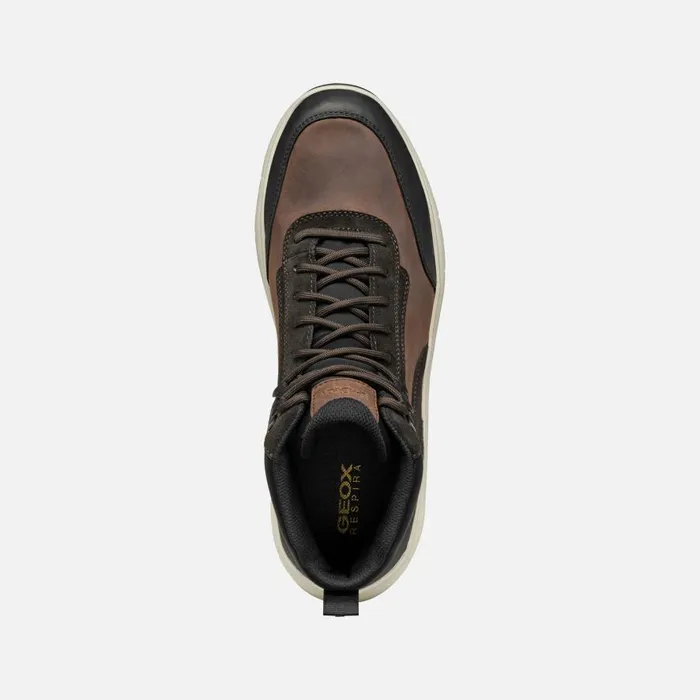 Geox Ankle Boots SPHERICA 4X4 ABX MAN Coffee Waterproof Boots Coffee 8211 Man