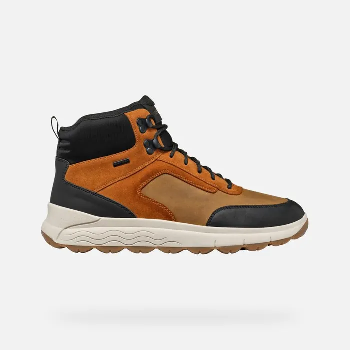 Geox Ankle Boots SPHERICA 4X4 ABX MAN Ochre Waterproof Boots Ochre 8211 Man