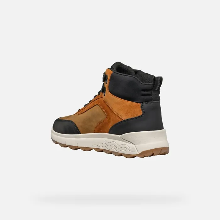 Geox Ankle Boots SPHERICA 4X4 ABX MAN Ochre Waterproof Boots Ochre 8211 Man