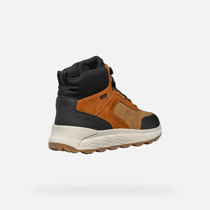 Geox Ankle Boots SPHERICA 4X4 ABX MAN Ochre Waterproof Boots Ochre 8211 Man