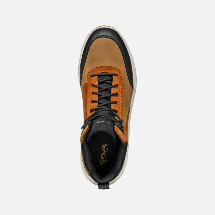 Geox Ankle Boots SPHERICA 4X4 ABX MAN Ochre Waterproof Boots Ochre 8211 Man
