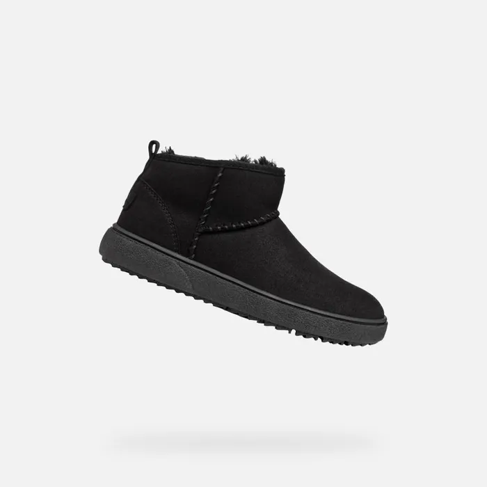 Geox Ankle Boots THELEVEN GIRL Black Mid Calf Boots Black 8211 Kids