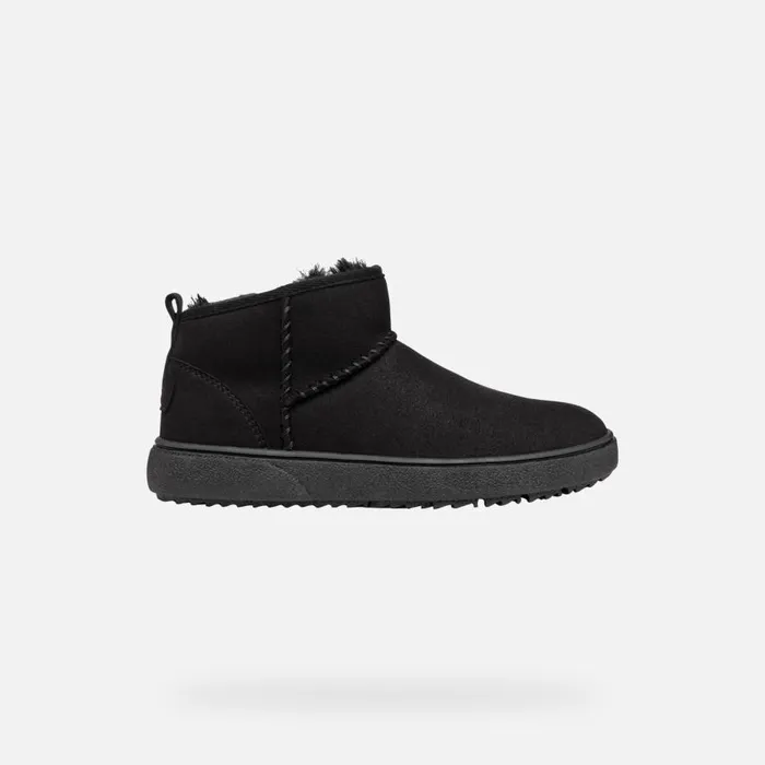 Geox Ankle Boots THELEVEN GIRL Black Mid Calf Boots Black 8211 Kids